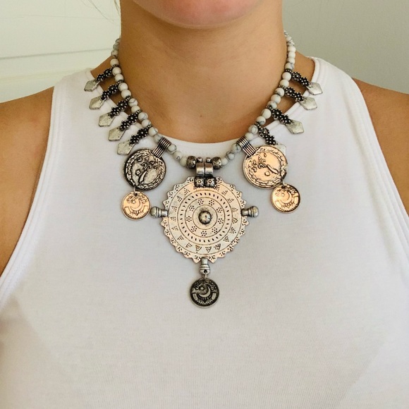 Free People Festival Medallion Necklace - Picture 5 of 6